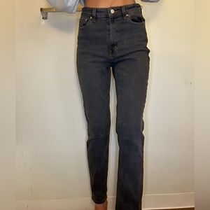 Urban Outfitters BDG Girlfriend High-Rise Black Jeans